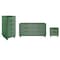 Manhattan Comfort Granville Sage Green 5-Drawer Tall Dresser, 6-Drawer Double Dresser, and 2-Drawer Nightstand GRAN073 - alternate 2
